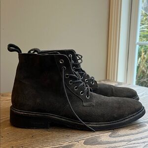 All Saints Huxley Dark brown Suede Chukka Boots size 44 (10-10.5)